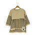 automills SAILOR SWEATER COMBINATION APRON C/P BORDER KNIT レディース JPN:2