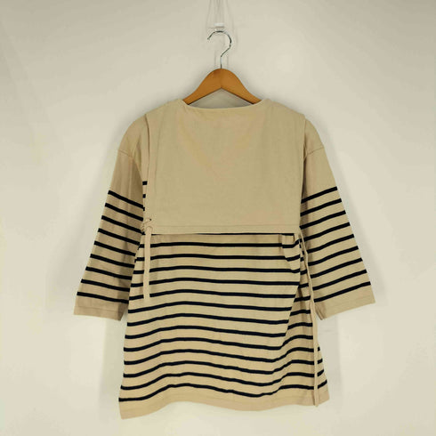 automills SAILOR SWEATER COMBINATION APRON C/P BORDER KNIT レディース JPN:2