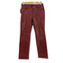 ギャップ Gap 00s 00AW boot cut LEATHER ジッパーフライ ブーツカットレザーパンツ ワインレッド メンズ 4