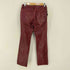 ギャップ Gap 00s 00AW boot cut LEATHER ジッパーフライ ブーツカットレザーパンツ ワインレッド メンズ 4