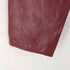 ギャップ Gap 00s 00AW boot cut LEATHER ジッパーフライ ブーツカットレザーパンツ ワインレッド メンズ 4