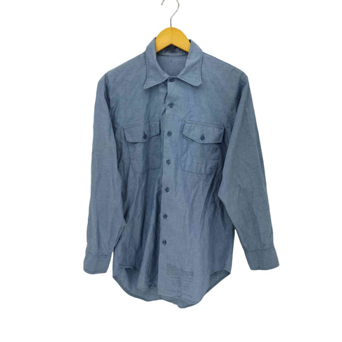 ユーエスネイビー U.S.NAVY 90S シャンブレーシャツ メンズ 23