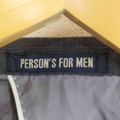 パーソンズフォーメン person's for men ウールポリ 2Bテーラードジャケット スラックス セットアップ メンズ 92-78-175 YA6