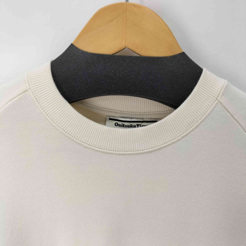 オニツカタイガー ONITSUKA TIGER SWEAT TOP フロント刺繍 クルーネックスウェット メンズ JPN:L