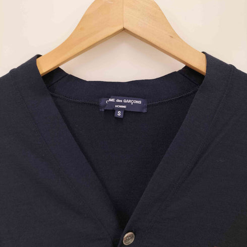 コムデギャルソンオム COMME des GARCONS HOMME AD2008 ロゴ刺繍 カーディガン メンズ S