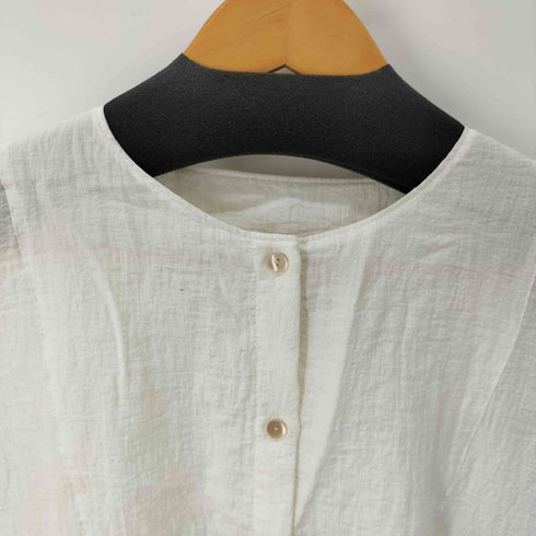 ビューティーアンドユースユナイテッドアローズ BEAUTY & YOUTH UNITED ARROWS レーヨンナイロン フレンチスリーブシャツ レディース