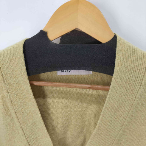 ブラックバイマウジー BLACK by moussy 22AW ルーズアウトリンキングカーディガン loose outlinking cardigan レディース FREE