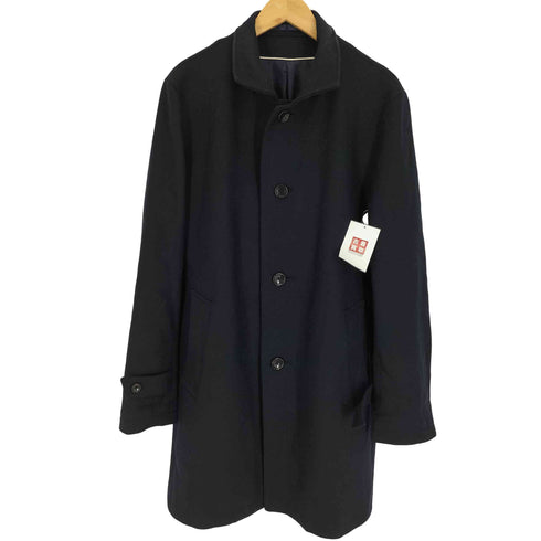 ビサルノ VISARUNO カシミヤ 混 ウール スタンドカラー ジャケット メンズ import:L