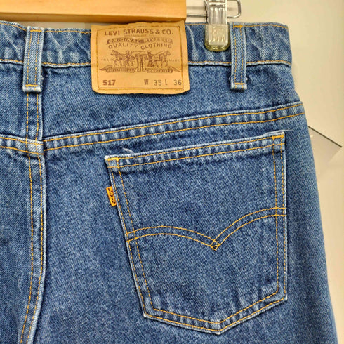 リーバイス Levis 90S USA製 517 ボタン裏575刻印 オレンジタブ ブーツカット デニムパンツ 93年製 メンズ W35 L36