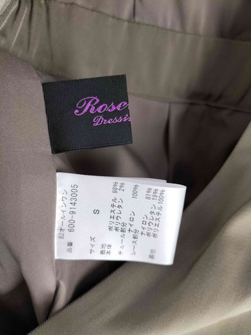 ローズバッド ROSE BUD レース切り替えコンビネゾン レディース S