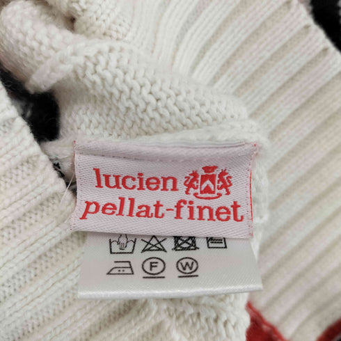 ルシアンペラフィネ Lucien Pellat-Finet カシミヤ混 スカルロゴ刺繍カーディガン レディース JPN:S