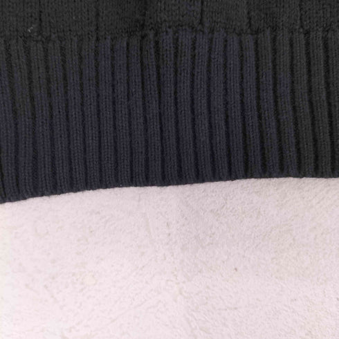 ルシアンペラフィネ Lucien Pellat-Finet カシミヤ混 スカルロゴ刺繍Vネックニット レディース JPN:M