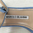 マノロブラニク MANOLO BLAHNIK イタリア製 CHAFLA レザー アンクルストラップ サンダル レディース 35 1/2