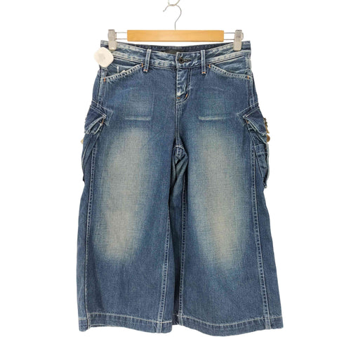 ジョンブル Johnbull ビッグポケット ハーフデニムパンツ レディース JPN:M