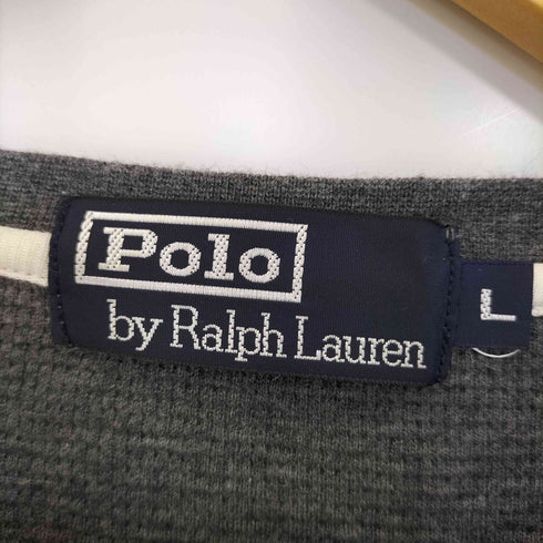 ポロバイラルフローレン Polo by RALPH LAUREN 裾ポニー コットン ヘンリーネックサーマル メンズ import:L