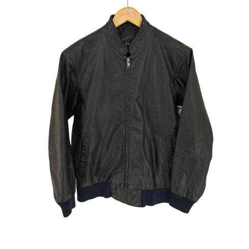 leathermaster カウレザー ジップアップブルゾン メンズ import:L