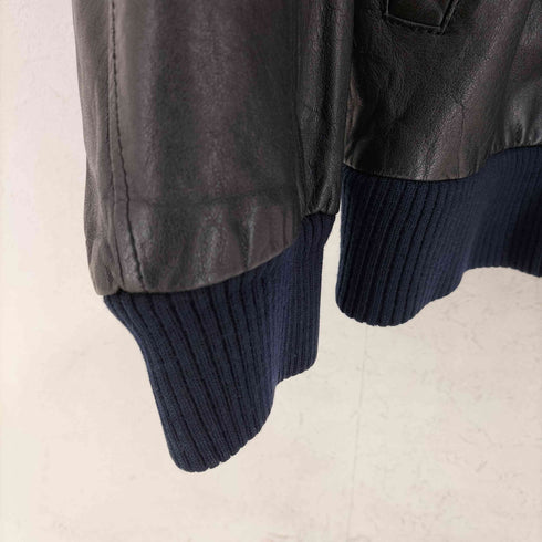 leathermaster カウレザー ジップアップブルゾン メンズ import:L