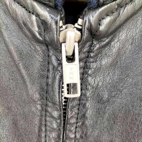 leathermaster カウレザー ジップアップブルゾン メンズ import:L