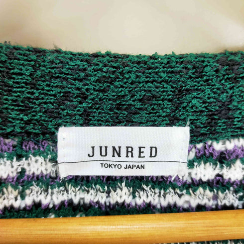 ジュンレッド JUNRed マルチツイードルーズカーディガン メンズ JPN:S
