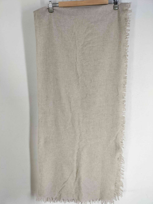 アソースメレ asauce meler 24AW ファインラムエアリーソリッドウールストール レディース FREE