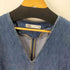 ザラ ZARA LONG DENIM DRESS Vネックロングデニムワンピース レディース import:L