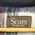 シアーズ Sears 70s~80s clixジップ 裏地チェック ダッフルコート メンズ