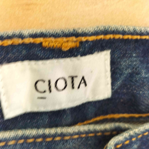シオタ CIOTA インディゴスビンコットン13.5ozワイドテーパードデニム メンズ 30