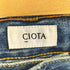シオタ CIOTA インディゴスビンコットン13.5ozワイドテーパードデニム メンズ 30