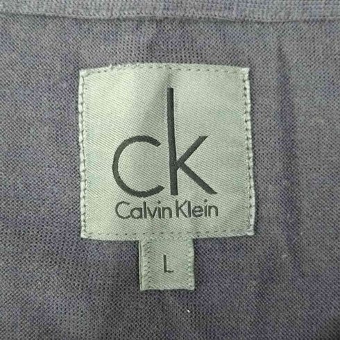 シーケーカルバンクライン ck Calvin Klein Vネック デザイン カットソー メンズ import:L