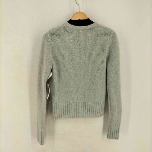ザラ ZARA アルパカウール ノーカラーカーディガン レディース import:S