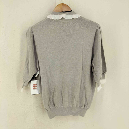 Pale Jute White frill knit CD レディース FREE