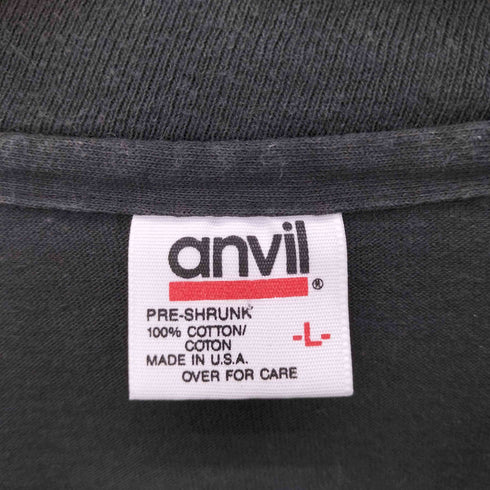 アンビル Anvil 90S USA製 プリントTシャツ シングルステッチ コピーライト1993 メンズ import:L