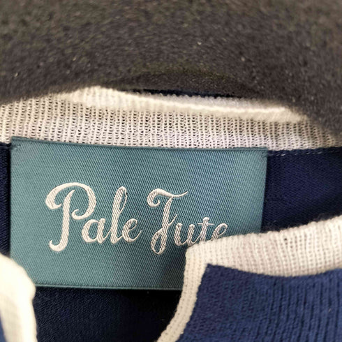Pale Jute dots knit CD NAVY × WHITE レディース FREE