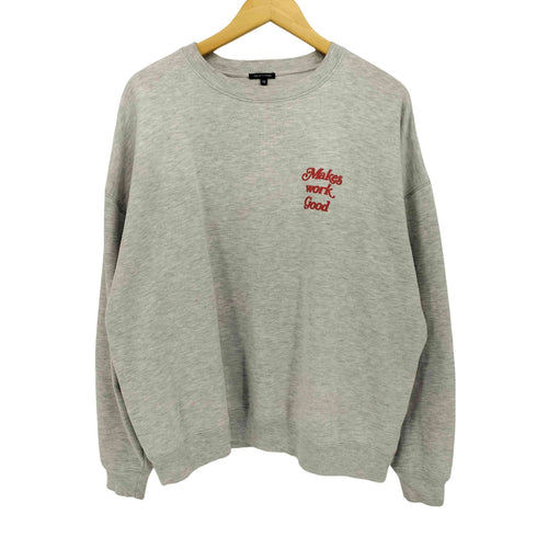 フリークスストア FREAKS STORE 22AW ビッグシルエット サークルロゴ バックプリント クルーネックスウェット 発泡プリント メンズ JPN:M
