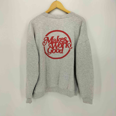 フリークスストア FREAKS STORE 22AW ビッグシルエット サークルロゴ バックプリント クルーネックスウェット 発泡プリント メンズ JPN:M