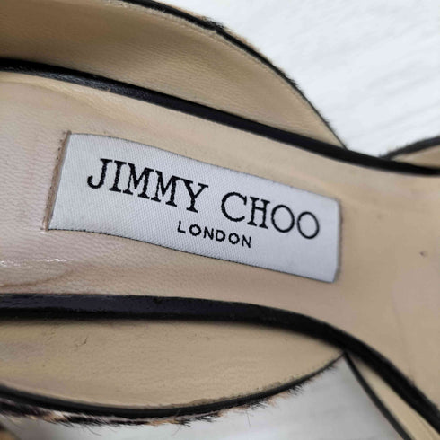 ジミーチュウ JIMMY CHOO レオパード柄 ハラコヒールパンプス ヒョウ レディース 35 1/2