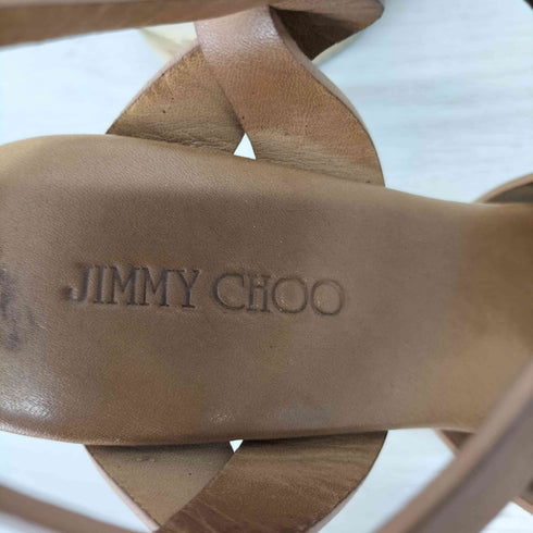 ジミーチュウ JIMMY CHOO ウェッジソールサンダル レディース 36