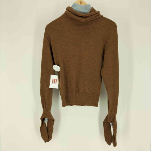 アメリヴィンテージ Ameri VINTAGE ナイロン ウール 混 アクリル タートルネック ニット レディース FREE