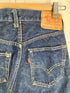 リーバイス Levis 60s VINTAGE J刻印 均等V BIG E オフセットセンターループ 隠しリベット 赤耳 ギャラ無し紙パッチ 504ZXX 濃紺 メンズ W28 L30