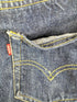 リーバイス Levis 60s VINTAGE J刻印 均等V BIG E オフセットセンターループ 隠しリベット 赤耳 ギャラ無し紙パッチ 504ZXX 濃紺 メンズ W28 L30