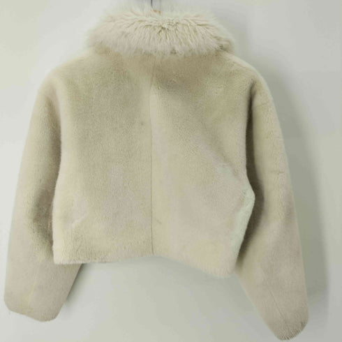 エイミーイストワール eimy istoire 22AW フェイクファーコンビジャケット WHITE レディース JPN:S