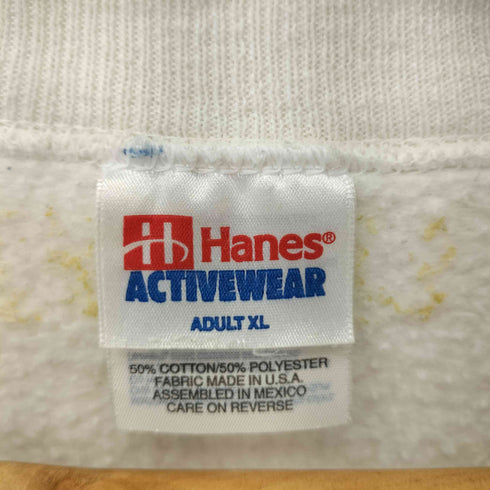 ヘインズ Hanes 90S GIVE THANKS WITH A GRATEFUL HEART プリント スウェット メンズ import:XL