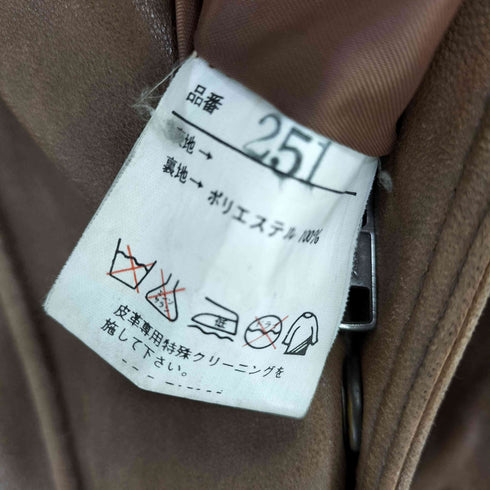 レザー エポレット フライトジャケット ボア取り外し可 メンズ