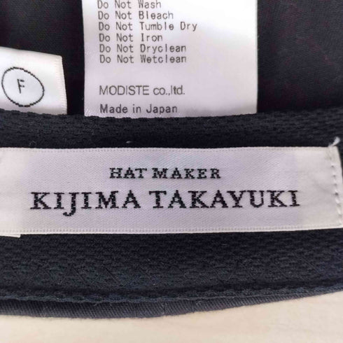 キジマタカユキ KIJIMA TAKAYUKI コットンツイル6パネルキャップ メンズ FREE