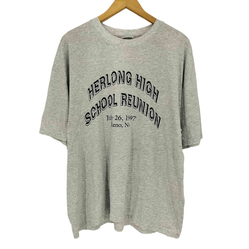 ヘインズ Hanes メキシコ製 HERLONG HIGH SCHOOL REUNION VIKINGS Tシャツ メンズ import:XL