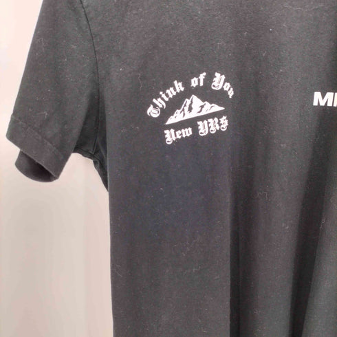 ミスタージェントルマン MR.GENTLEMAN MRGTM プリント クルーネック S/S Tシャツ メンズ import:M