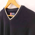 チャップスラルフローレン CHAPS RALPH LAUREN 90S コットン ライン Vネックニット メンズ import:XL