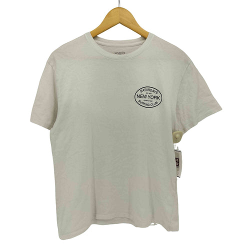サタデーズニューヨークシティ Saturdays NYC SATURDAYS NYC バックプリント Tシャツ メンズ import:S