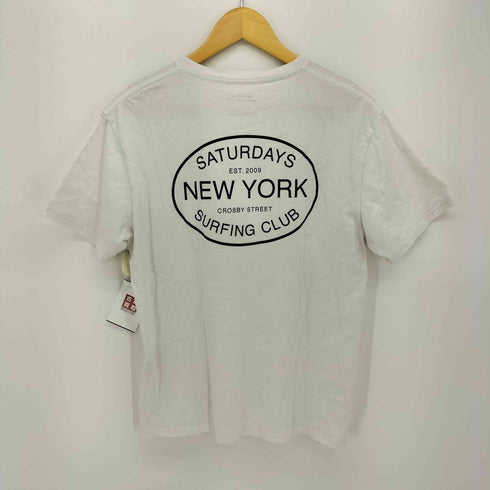 サタデーズニューヨークシティ Saturdays NYC SATURDAYS NYC バックプリント Tシャツ メンズ import:S