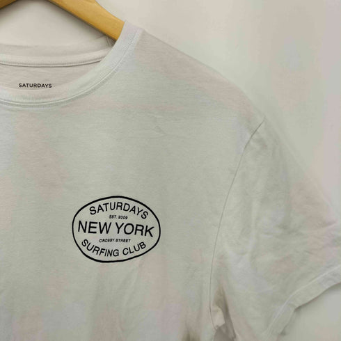 サタデーズニューヨークシティ Saturdays NYC SATURDAYS NYC バックプリント Tシャツ メンズ import:S